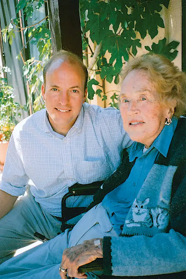 Alex Prud’homme with Julia.