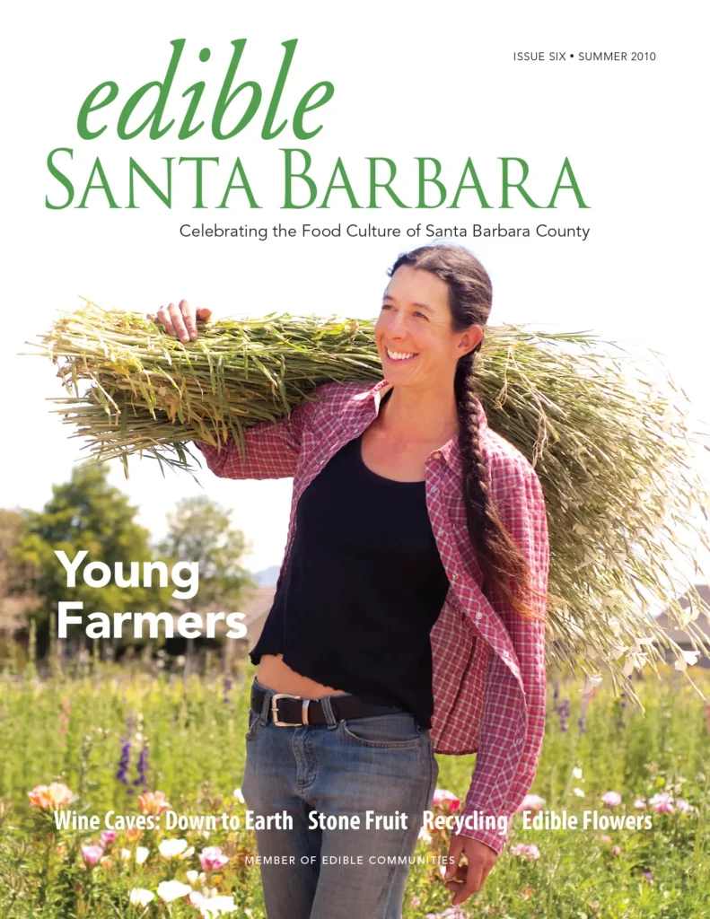 Edible Santa Barbara magazine cover: Issue 6, Summer 2010.