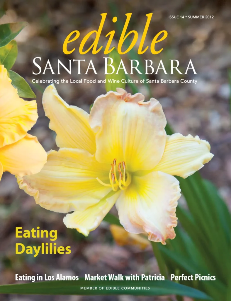 Edible Santa Barbara magazine cover: Issue 14, Summer 2012.