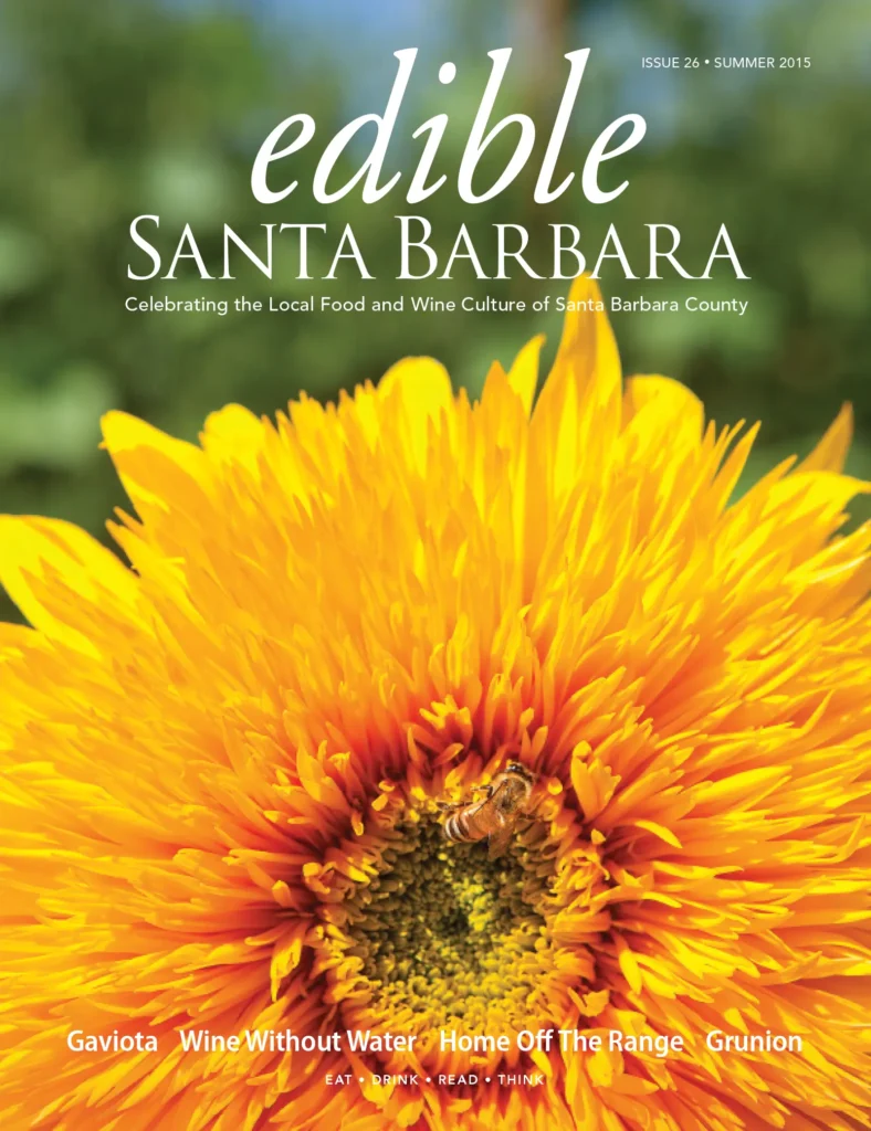 Edible Santa Barbara magazine cover: Issue 26, Summer 2015.