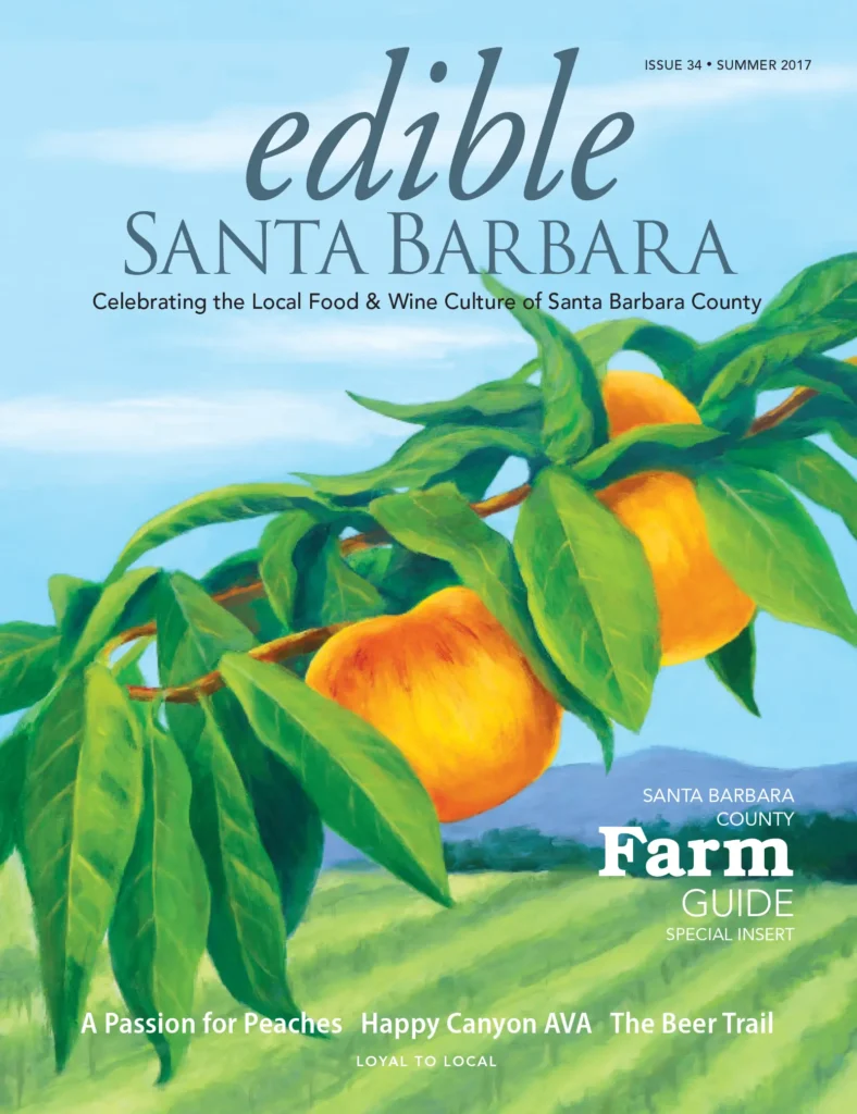 Edible Santa Barbara magazine cover: Issue 34, Summer 2017.