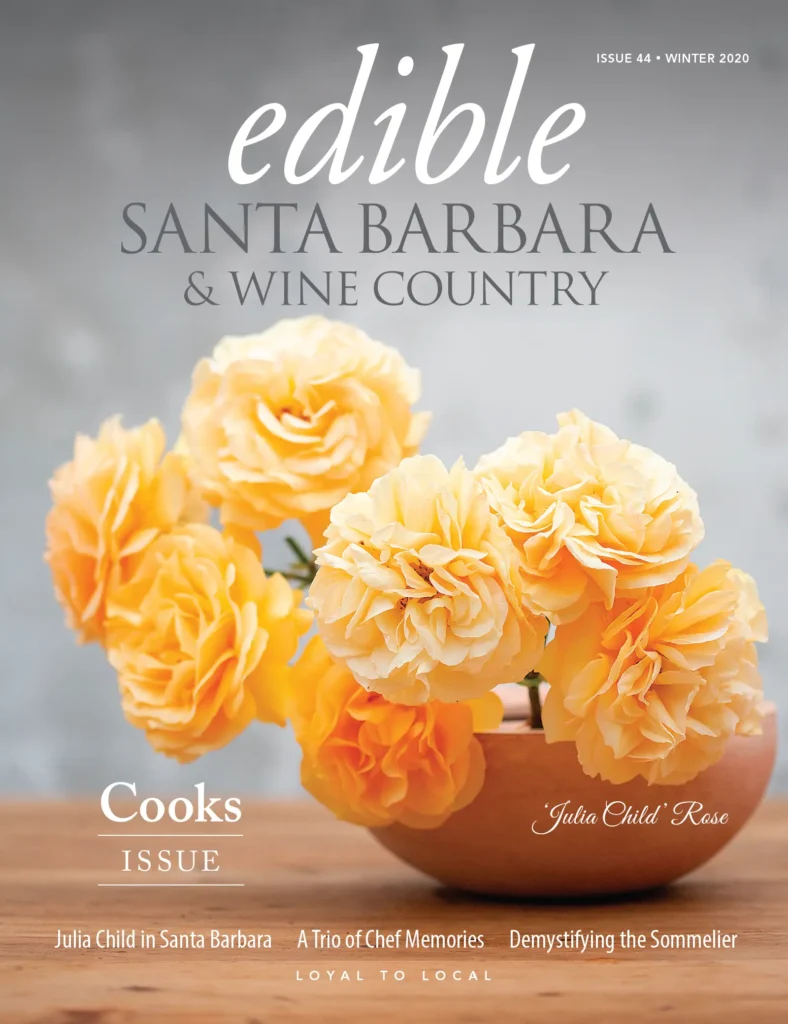 Edible Santa Barbara magazine cover: Issue 44, Winter 2020.