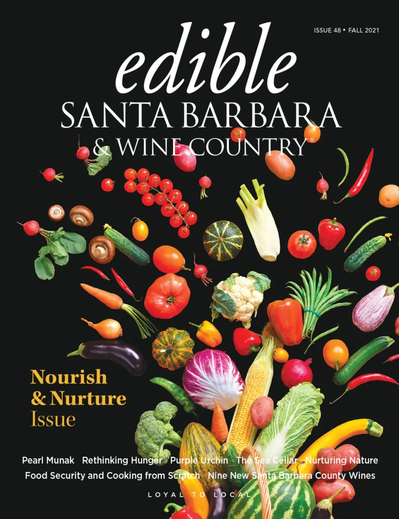 Edible Santa Barbara magazine cover: Issue 48, Fall 2021.