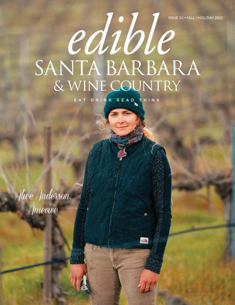 Edible Santa Barbara magazine cover: Issue 52, Fall 2022.