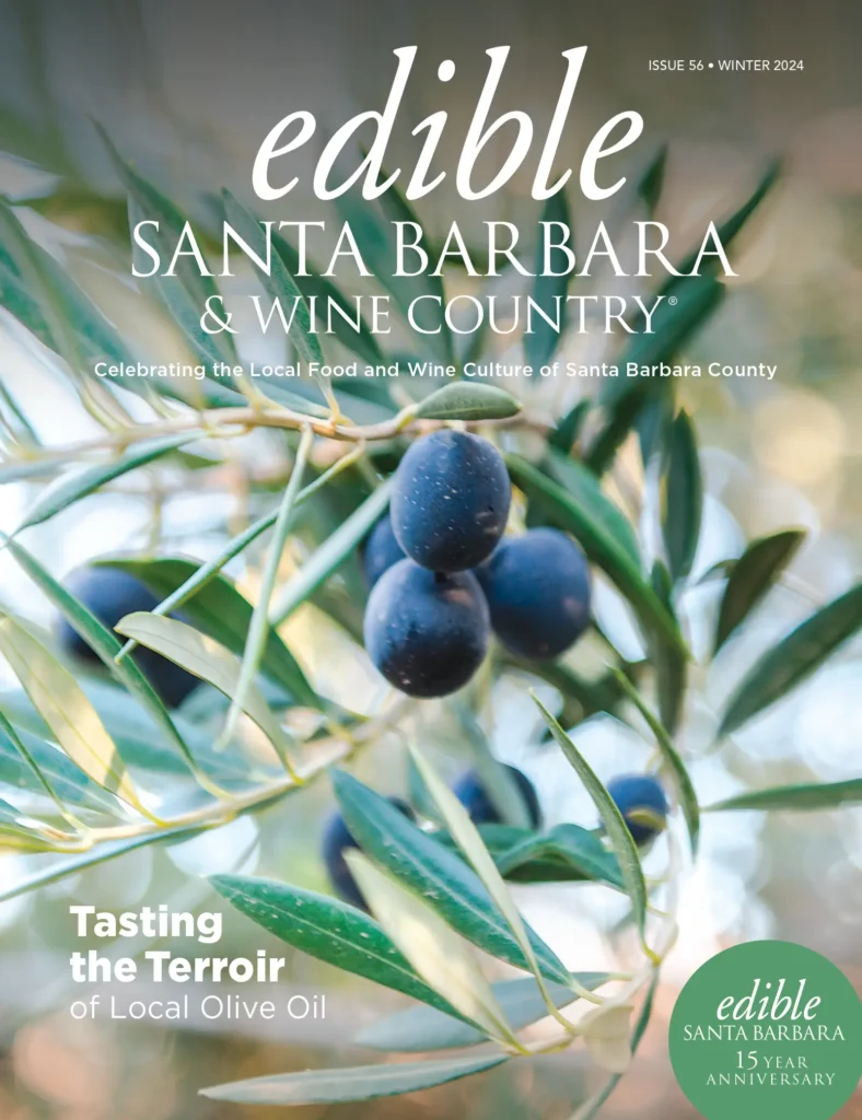 Edible Santa Barbara magazine cover: Issue 56, Winter 2024.