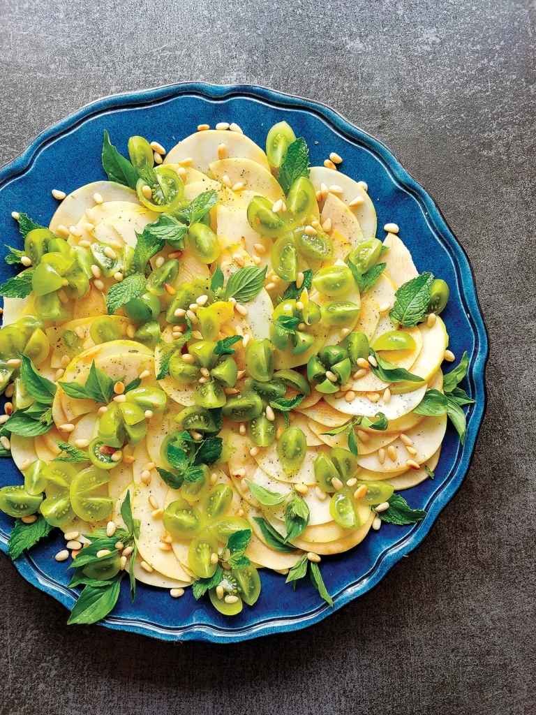 Green Apple, Herb and Green Tomato Salad