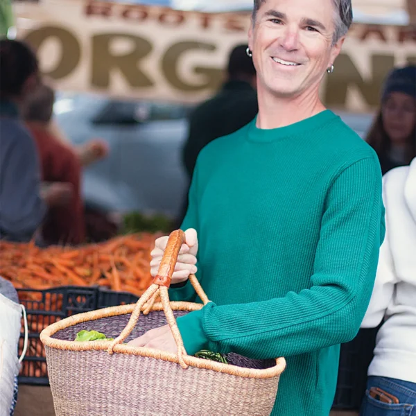 Jonathon Schuhrke shops at the Santa Barbara farmers market for weekly inspiration.