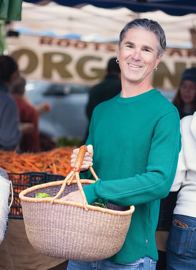 Jonathon Schuhrke shops at the Santa Barbara farmers market for weekly inspiration.