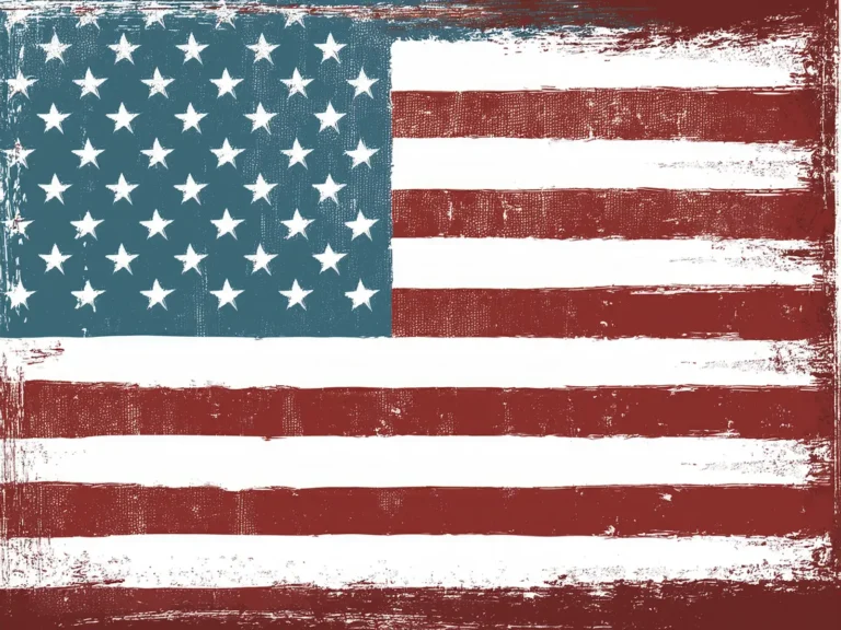 Distressed/grunge American flag.