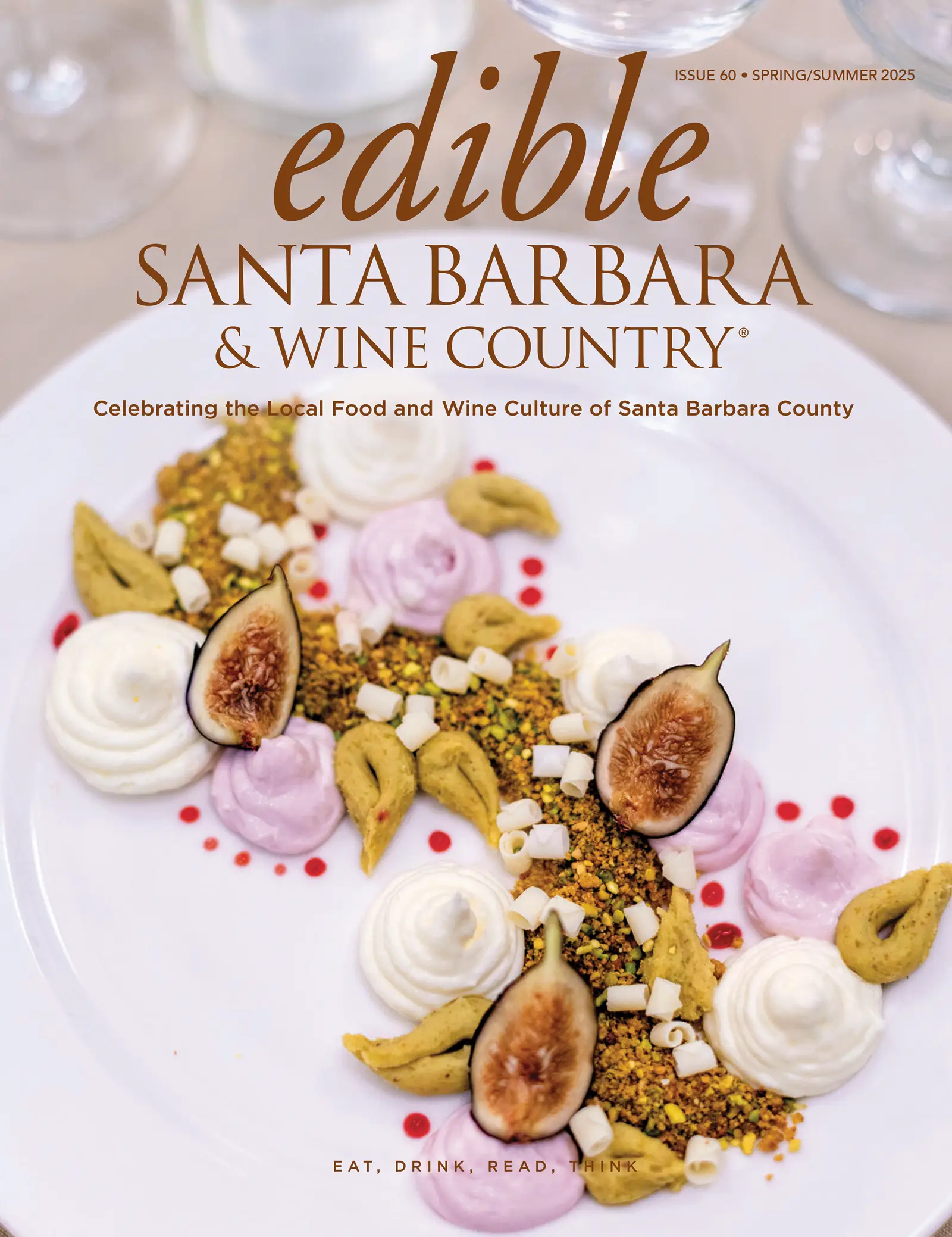 Edible Santa Barbara magazine cover: Issue 60, Spring/Summer 2025.