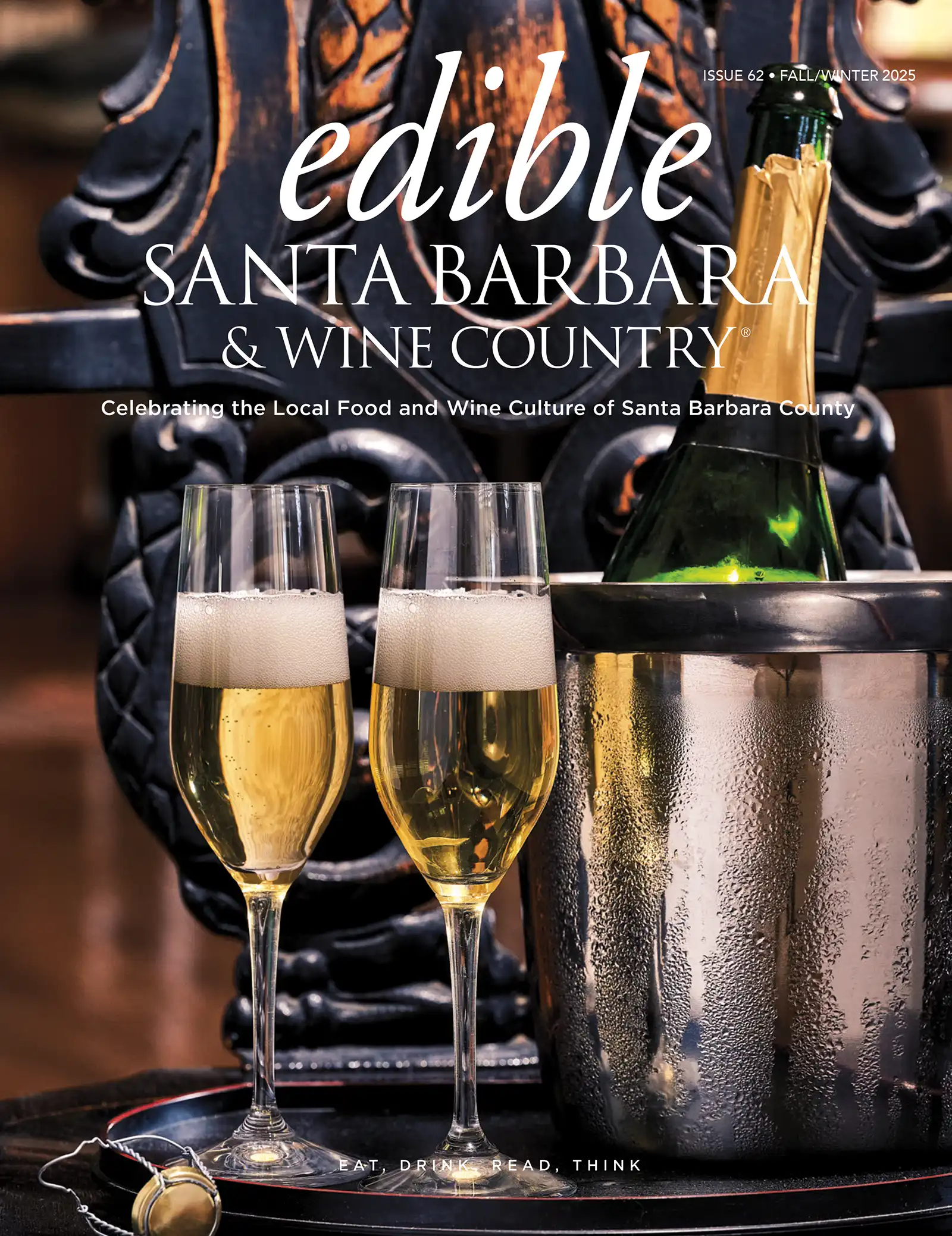 Edible Santa Barbara magazine cover: Issue 62, Fall/Winter 2025.