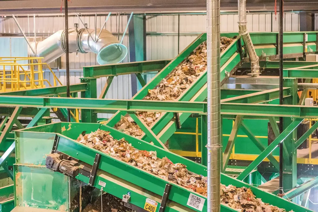 The Materials Recovery Facility.