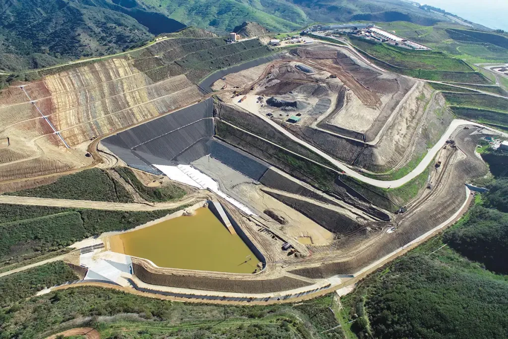 Tajiguas Landfill aerial view.