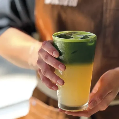 Lavender Lemonade Matcha at Dawn.