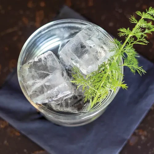 Morning Dew cocktail at Dusk.