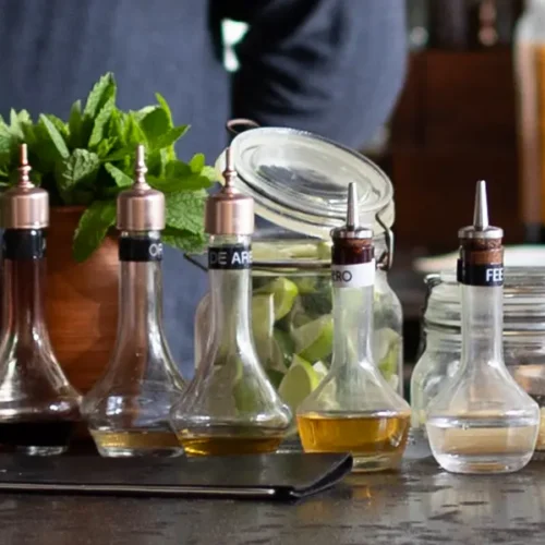 Tarragon honeydew syrup.