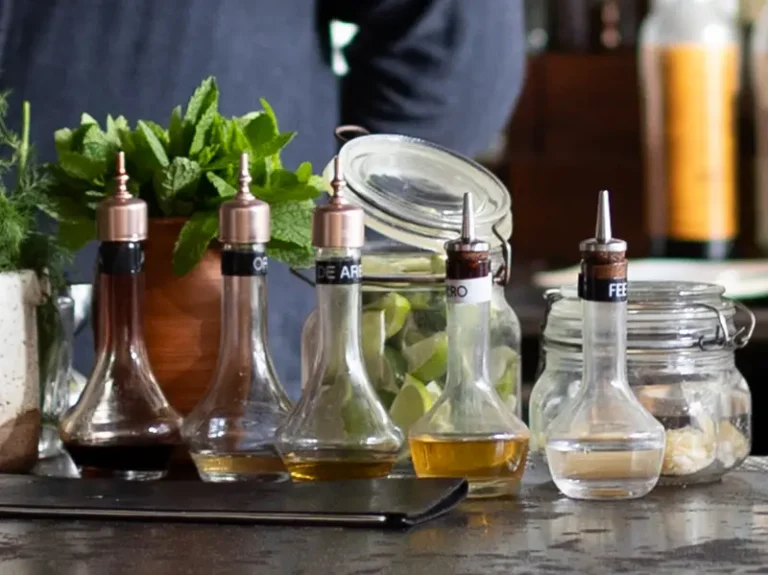Tarragon honeydew syrup.