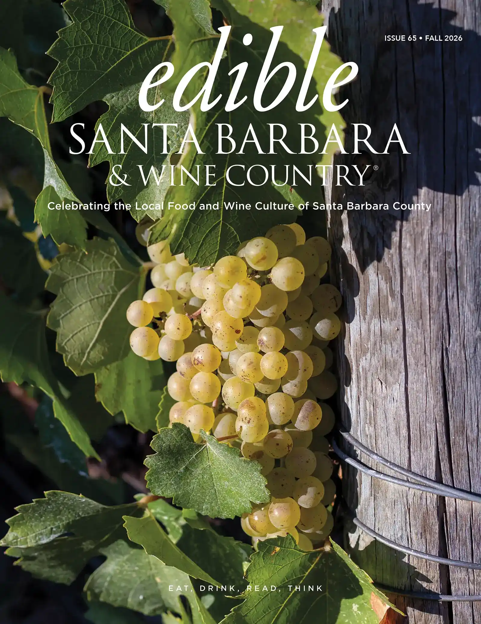 Edible Santa Barbara magazine cover: Issue 65, Fall 2026.