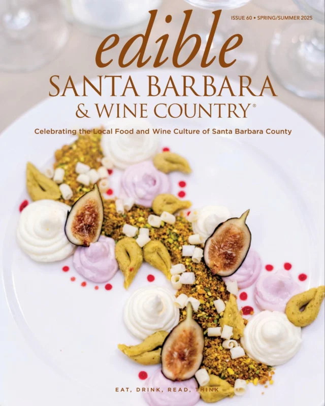 The Spring issue is here, and it's gorgeous! Spring in Santa Barbara is a season of vibrant renewal and also optimism. Wildflowers are blooming across coastal bluffs and the air is filled with the scent of flowers and greenery growing. The city seems to come alive with color and possibility. And we are all looking forward, feeling our potential to grow.

In this issue is a hopeful energy—an invitation to slow down, reconnect, and savor the beauty that surrounds you. Find it soon in locations around the County, or online in our Digital Issues section!

Cover Dish: Student of SBCC School of Culinary Arts, @sbccofficial

#ediblesantabarbara #ediblemagazine #ediblemagazines #ediblecommunities #santabarbara